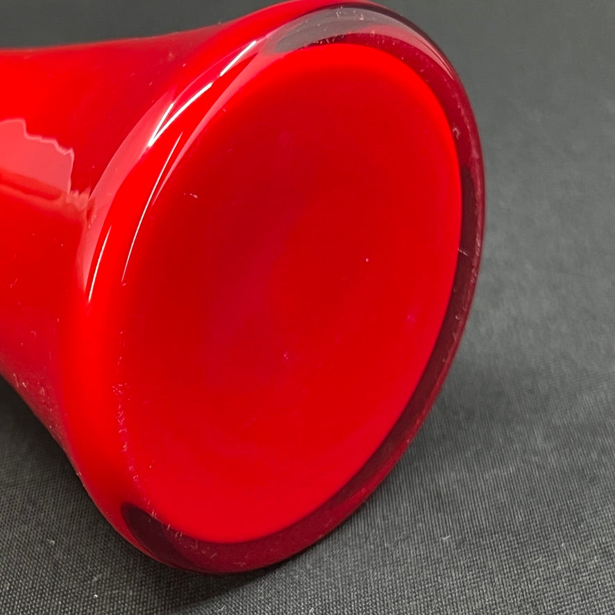 Red Carnaby vase, 21 cm.