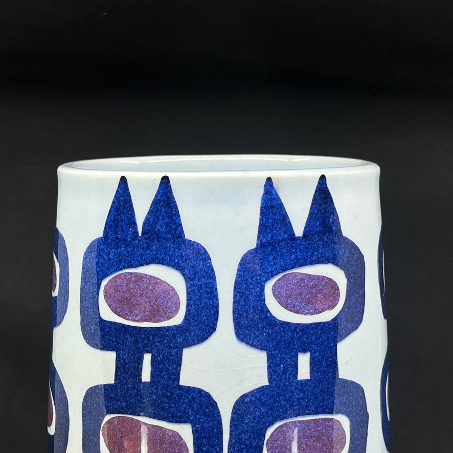 Stor oval Tenera vase fra Royal Copenhagen, 182/3101