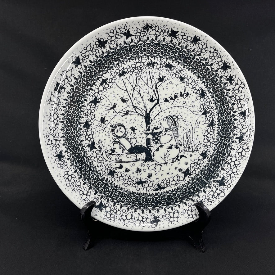 Stor Wiinblad platte - Vinter
