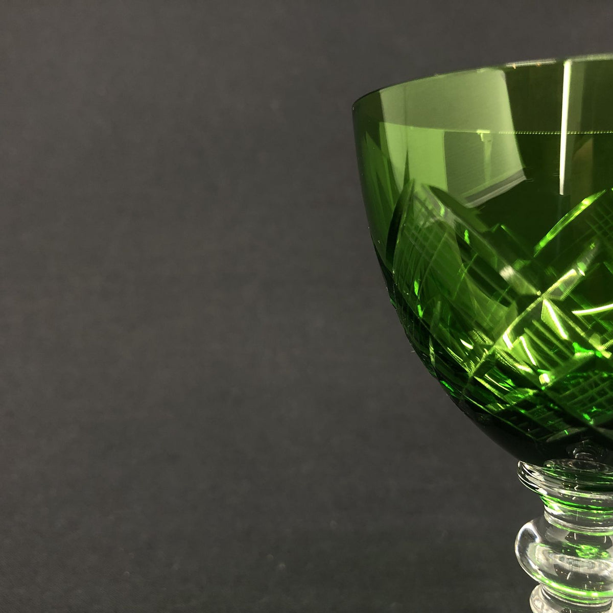 Green Jægersborg white wine glass