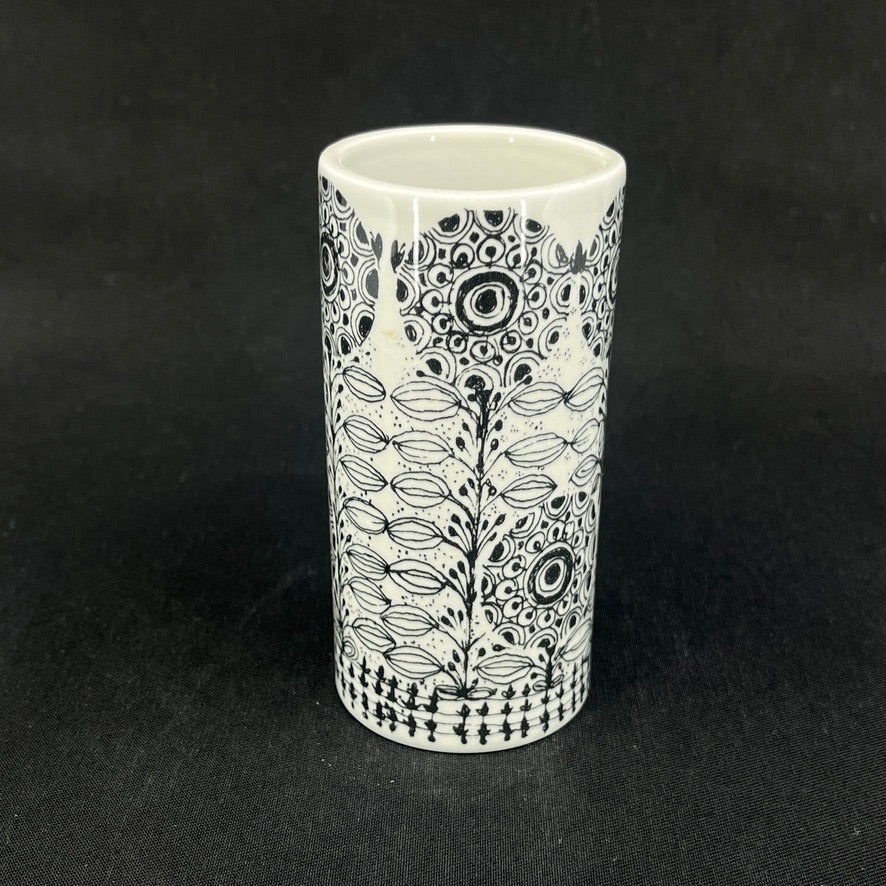 Bjørn Wiinblad vase - Flora, black