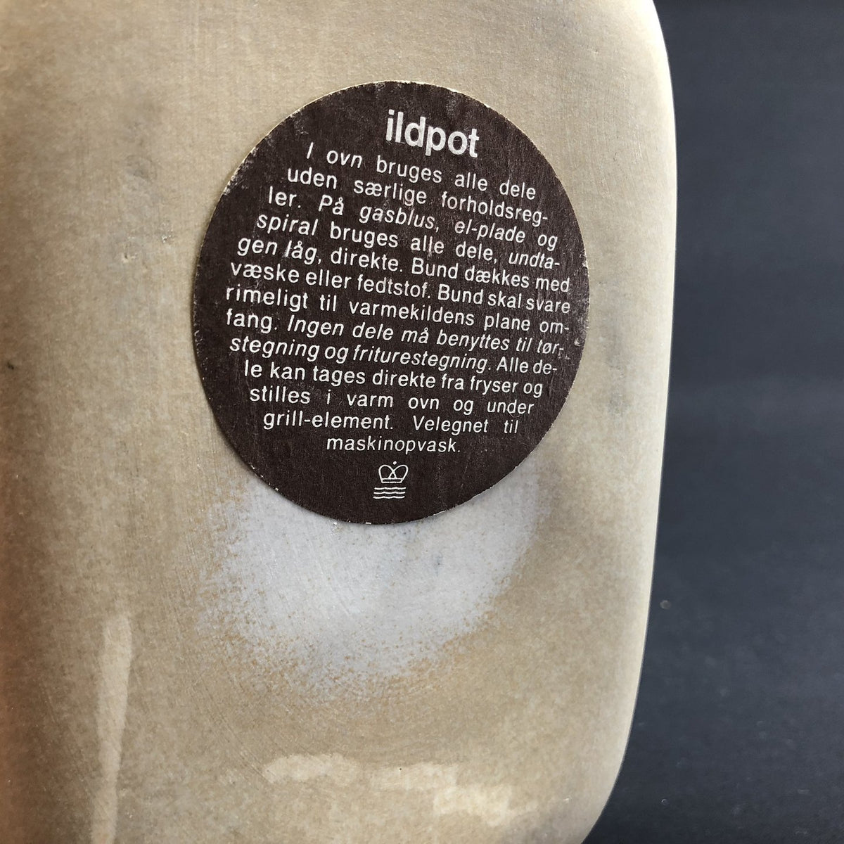 Square Firepot shape by Grethe Meyer for Royal Copenhagen