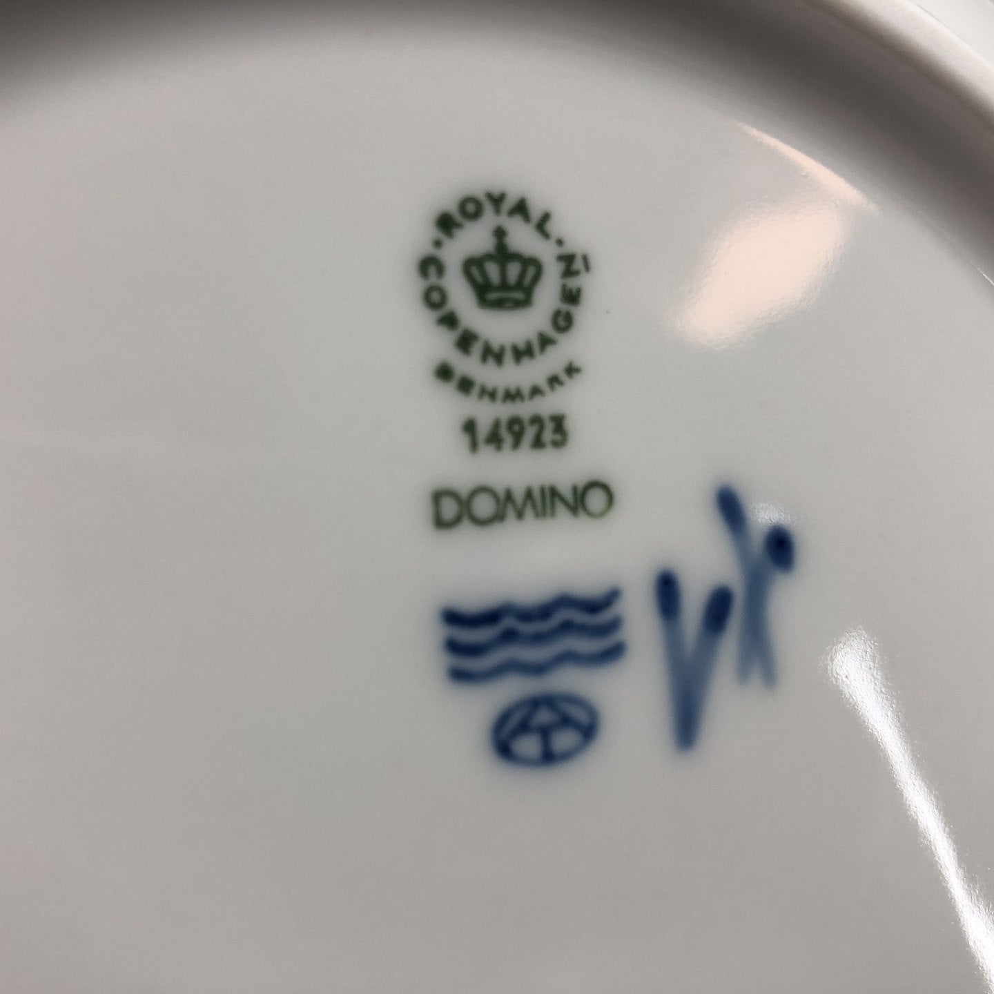 Brun Domino frokosttallerken