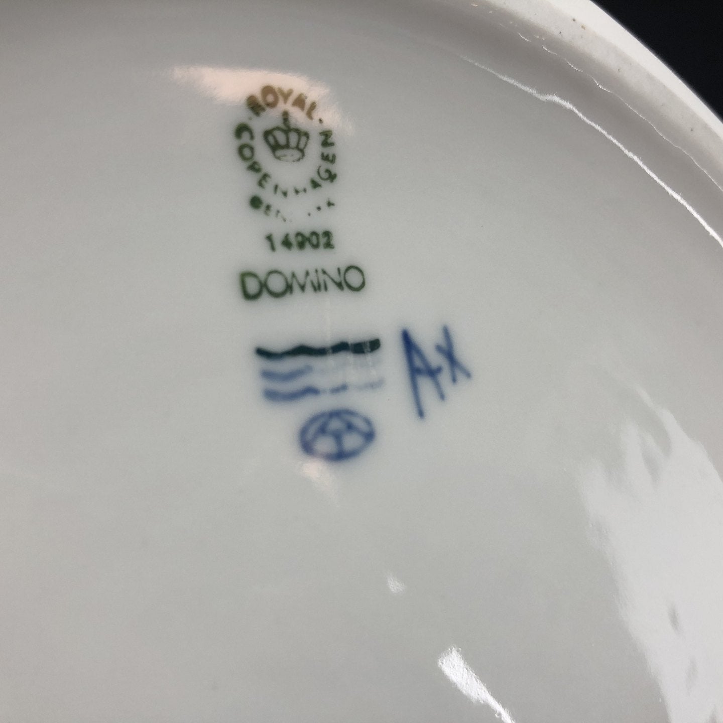 Brun Domino rund skål