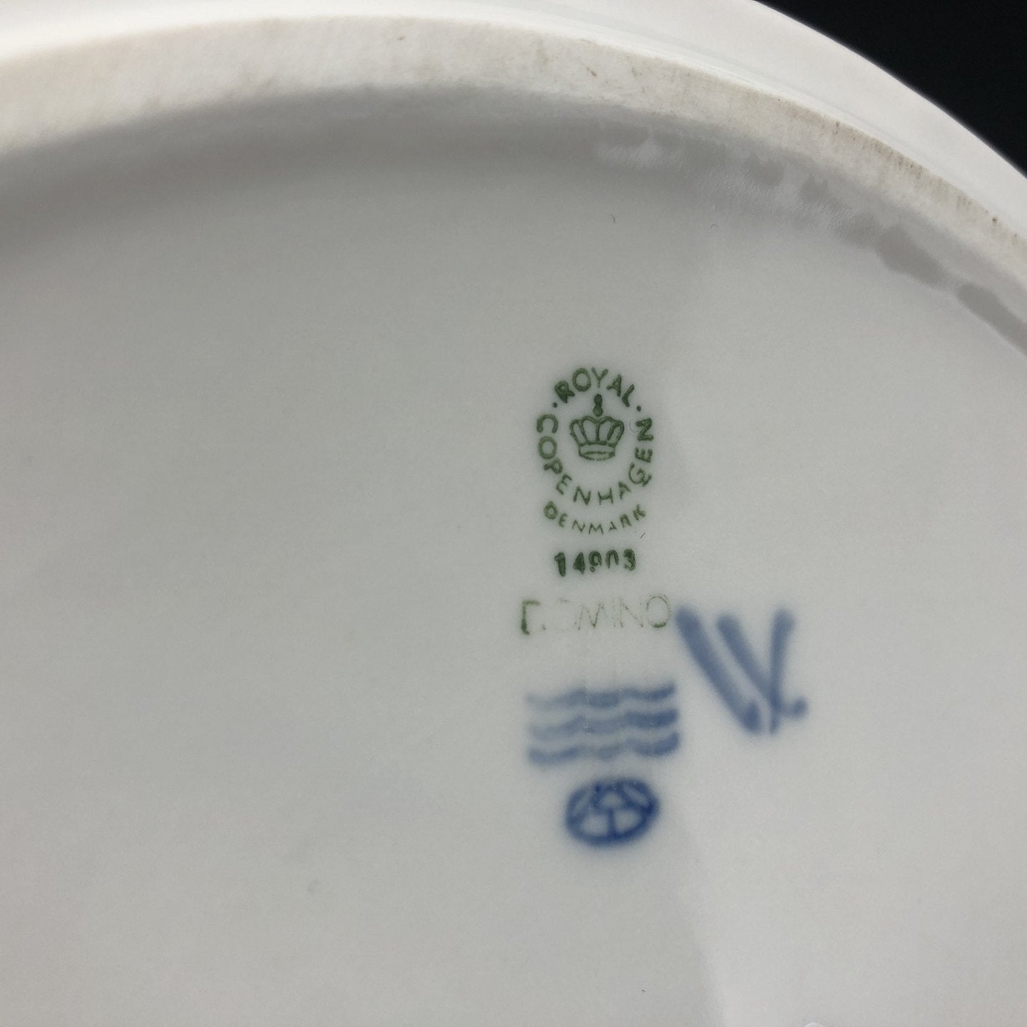 Brun Domino rund skål