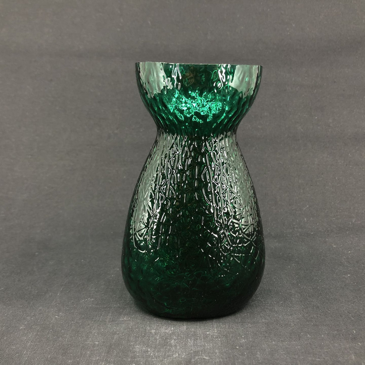 Smaragdgrønt hyacintglas fra Fyens Glasværk
