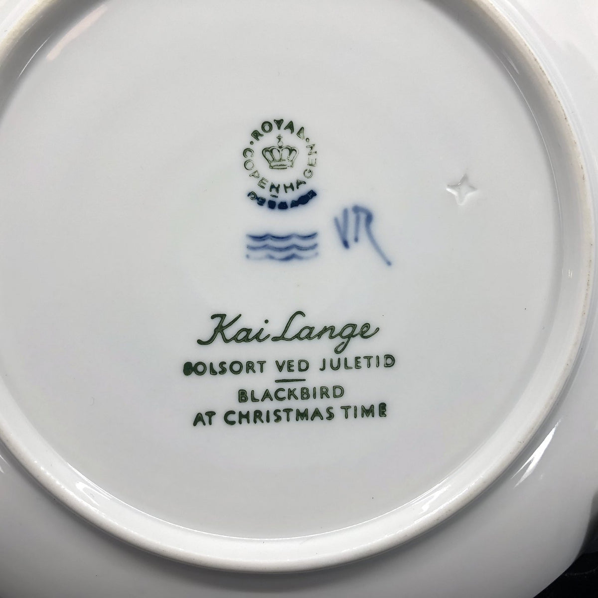 Royal Copenhagen juleplatte 1966