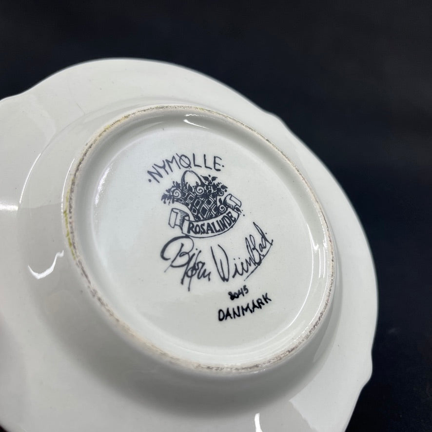 Bjørn Wiinblad coffee cup from Nymølle, Black Rosalind