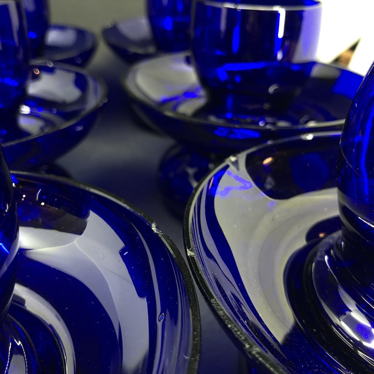 A set of nine bowls with goblets from Stölzle