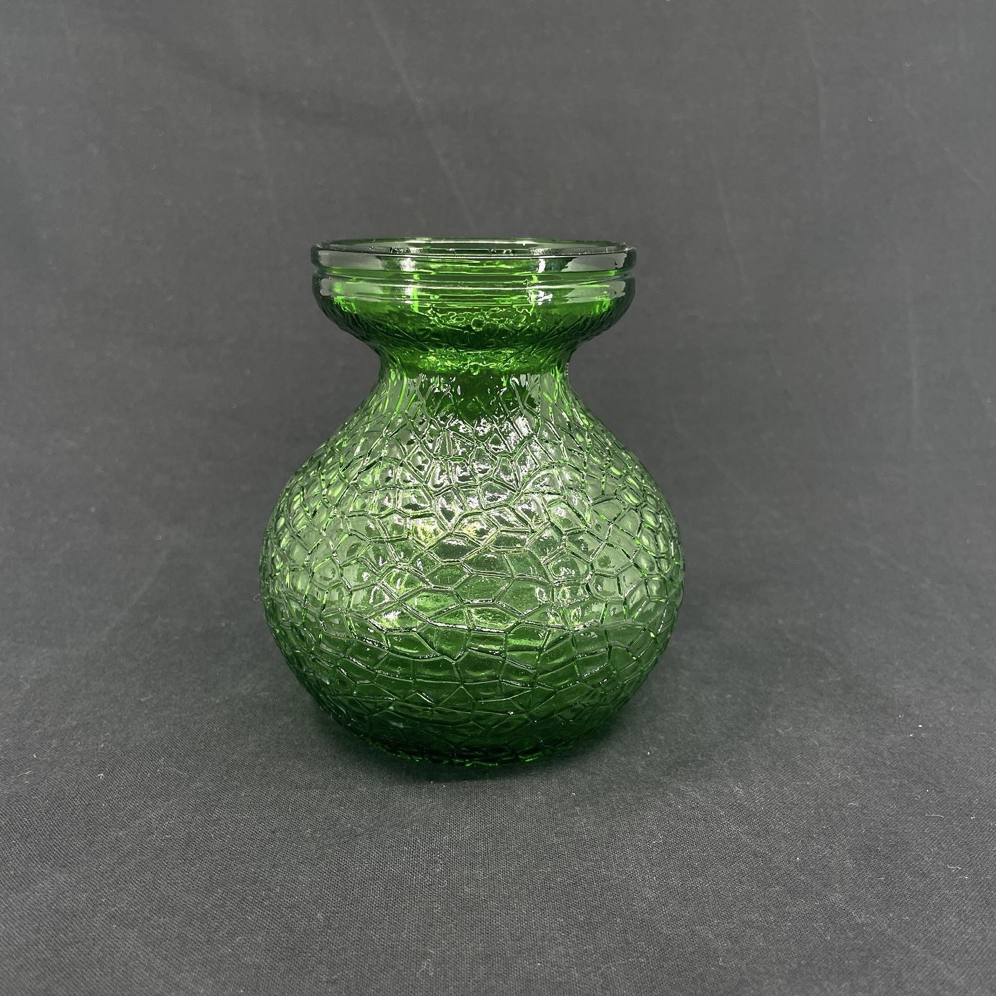 Grass green hyacinth glass from Fyens Glasværk