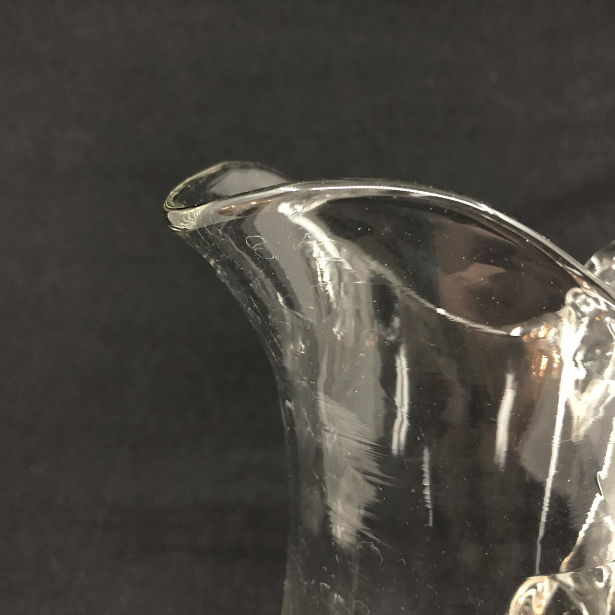 Glass jug from Holmegaard Glasværk