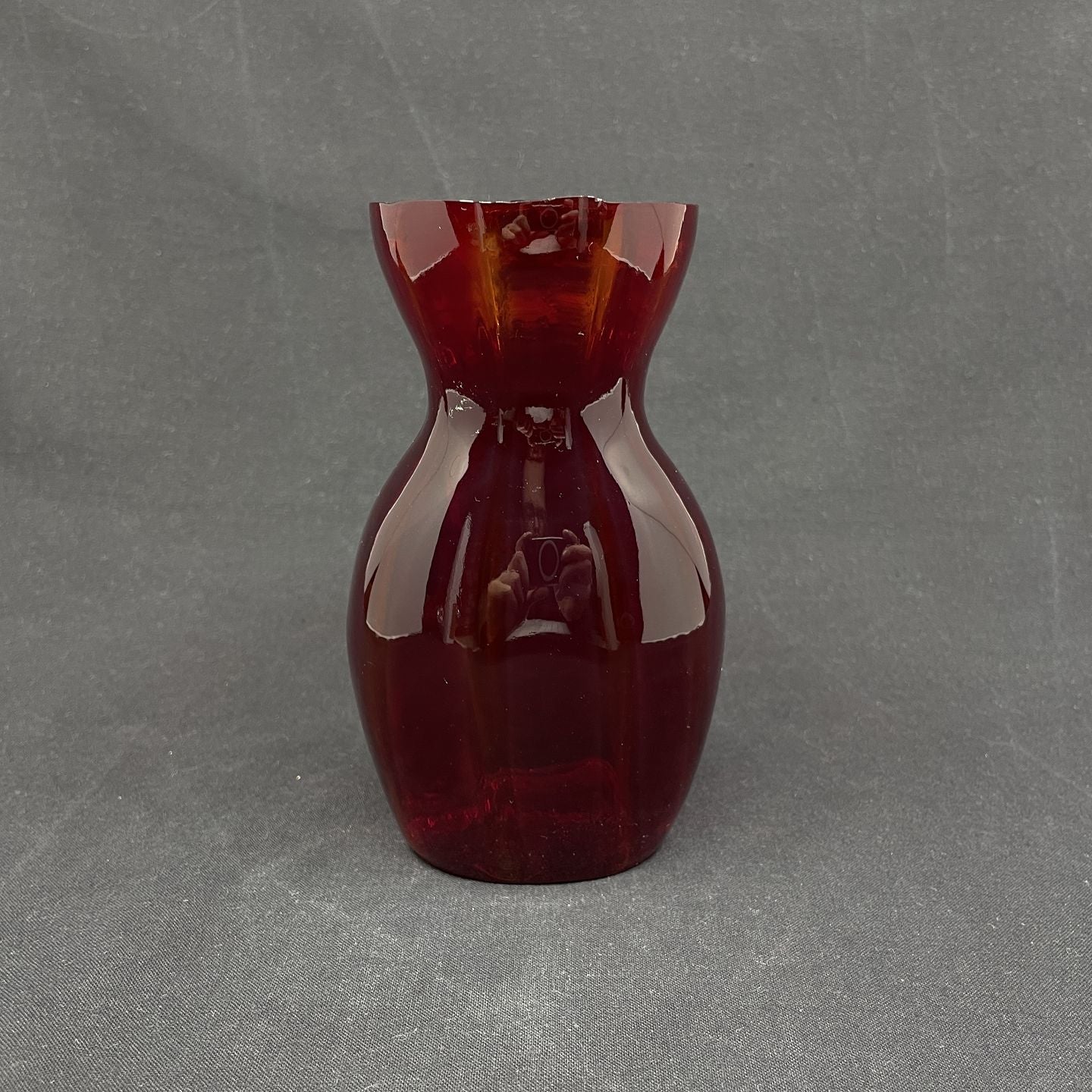 Red hyacinth glass from Kastrup Glassworks