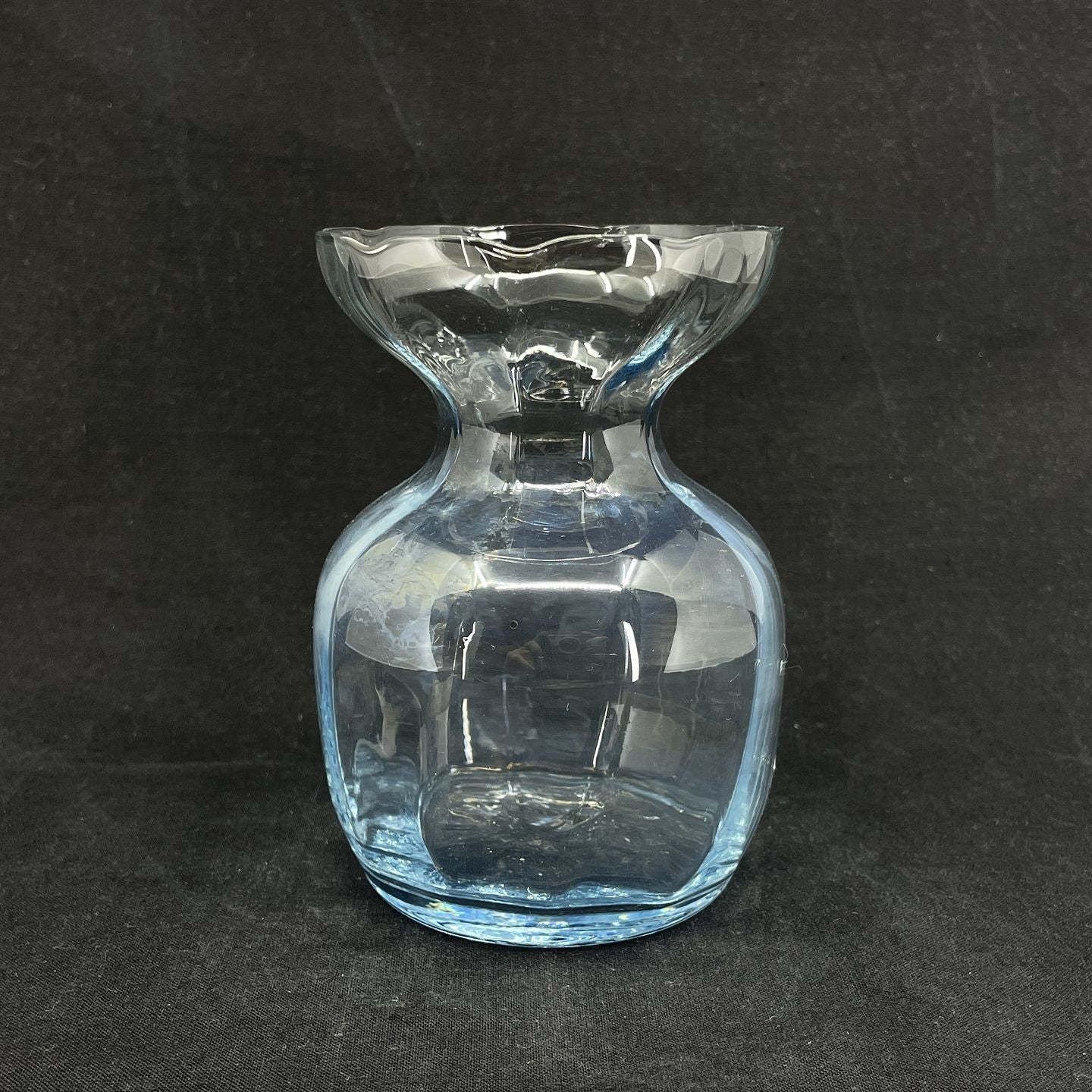 Light blue hyacinth glass from Holmegaard Glasswork
