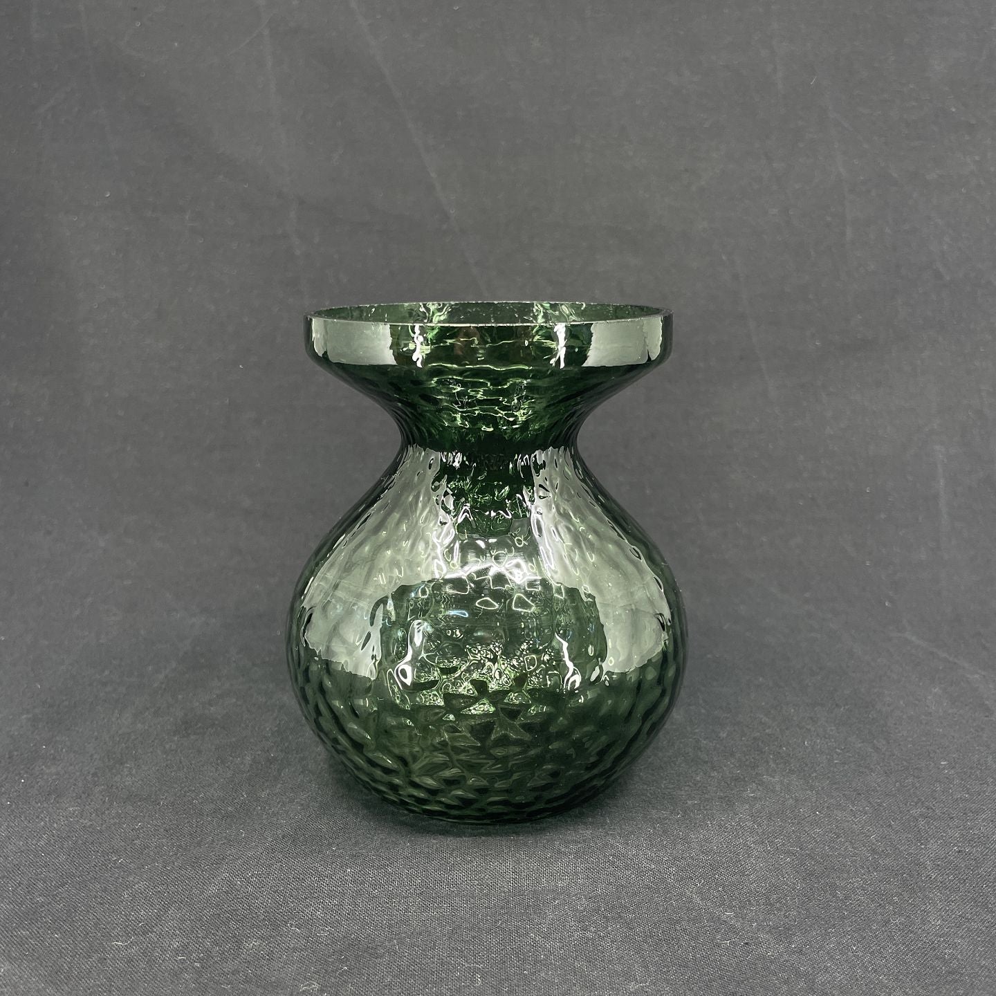 Moss green hyacinth glass from Fyens Glasværk