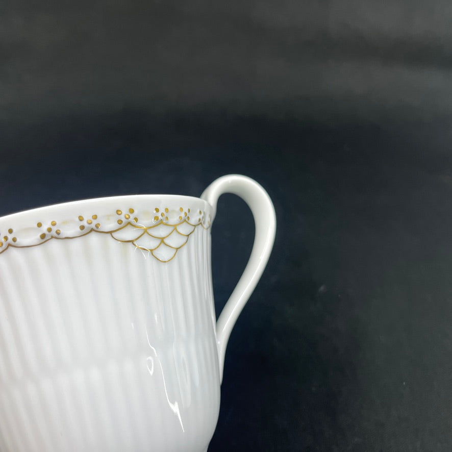 Gold Princess high-handled cup from Royal Copenhagen