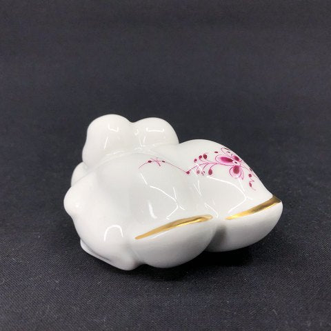 Purpur musselmalet figur - ænder