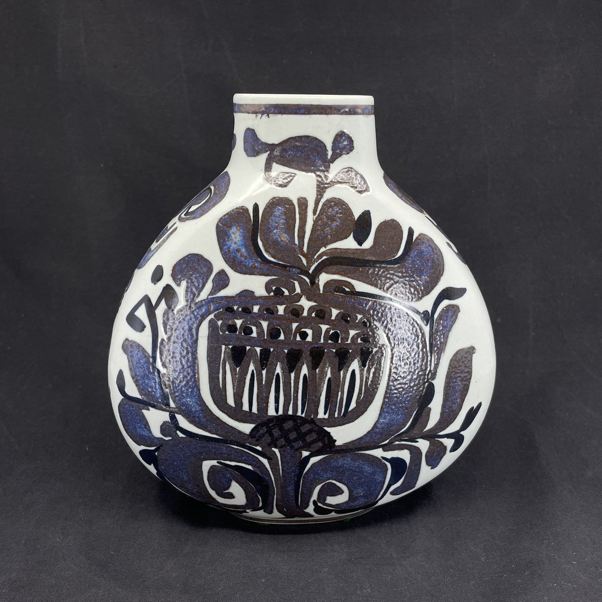Stor oval tenera vase fra Royal Copenhagen