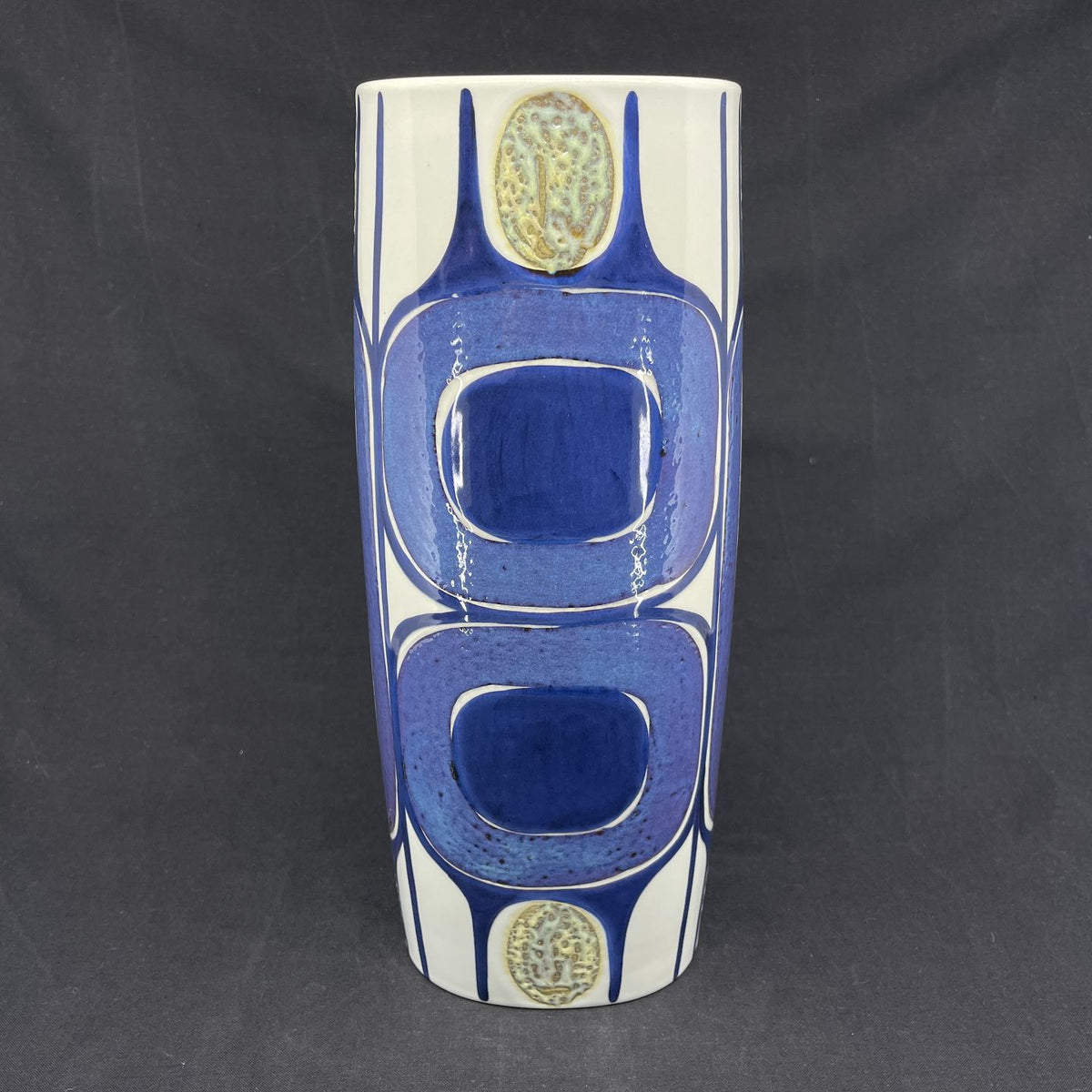 Stor oval tenera vase fra Royal Copenhagen, 29 cm.