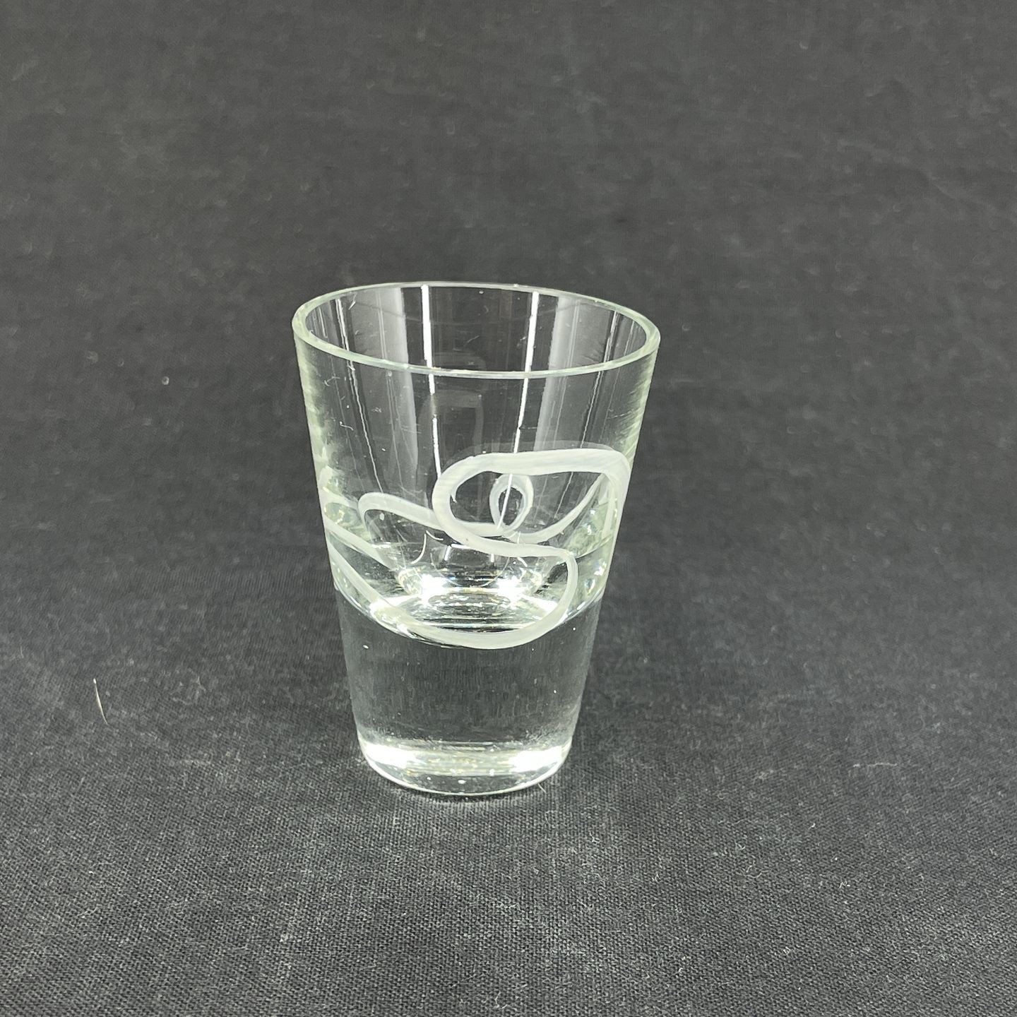 Enamel painted stud glass from Holmegaard