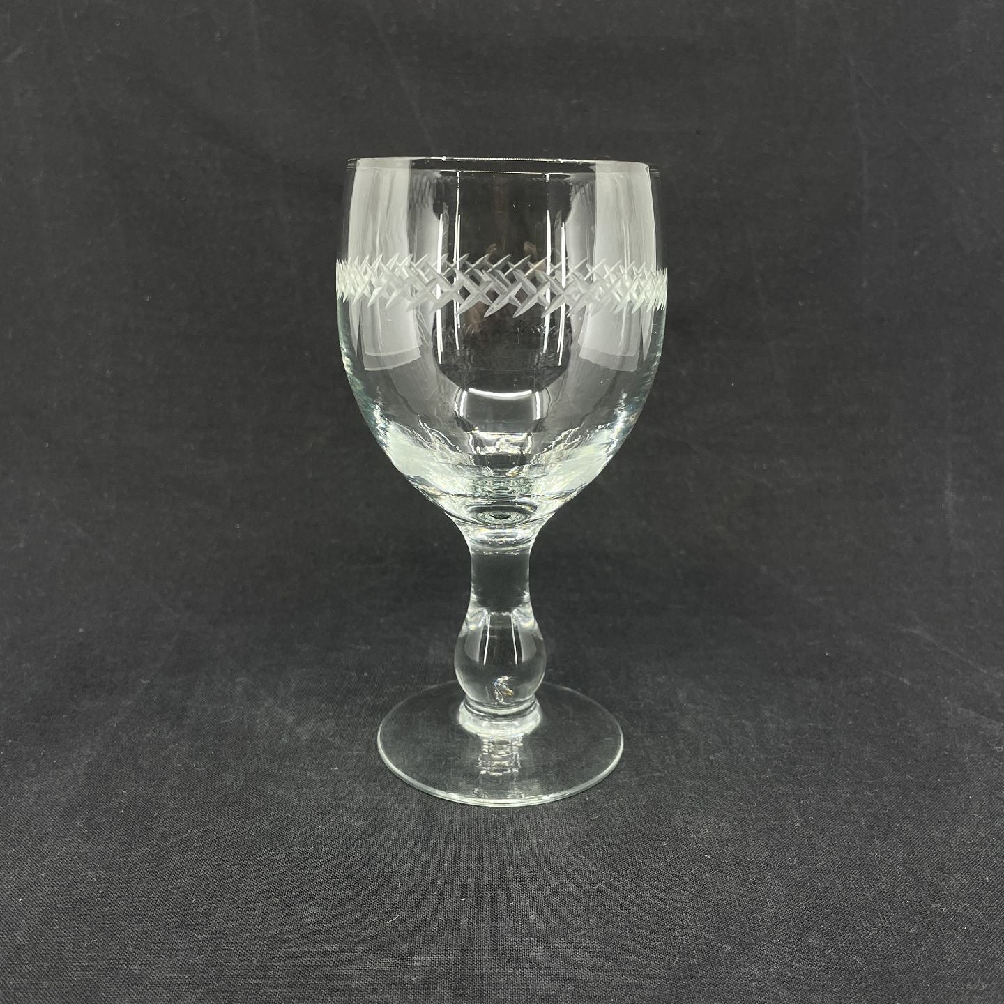 Cross-cut porter glass from Kastrup Glasværk