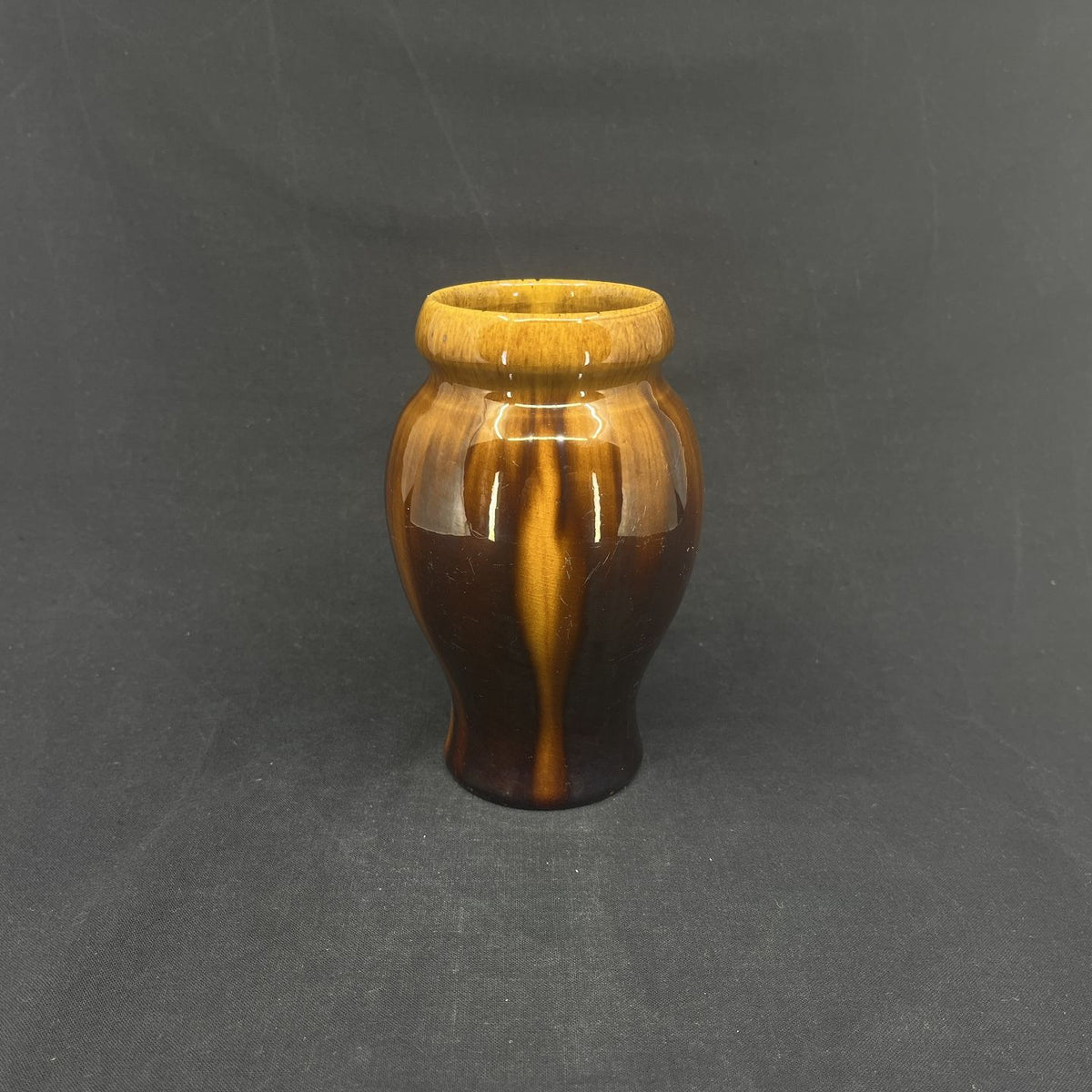 Brown glazed vase from Michael Andersen