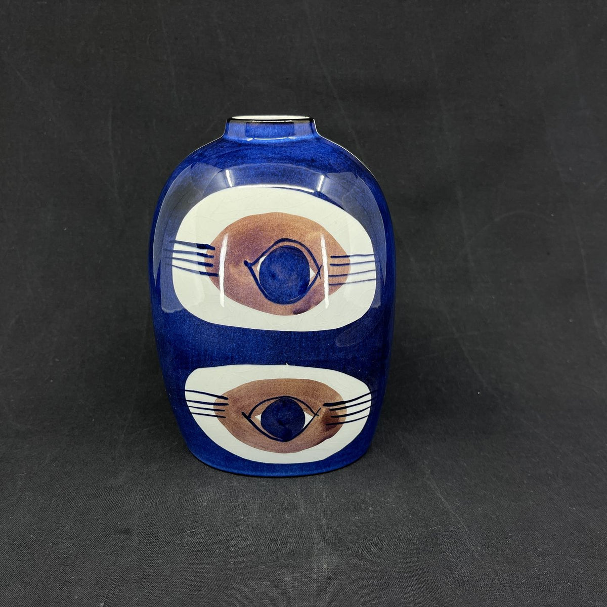 Oval Baca vase fra Aluminia