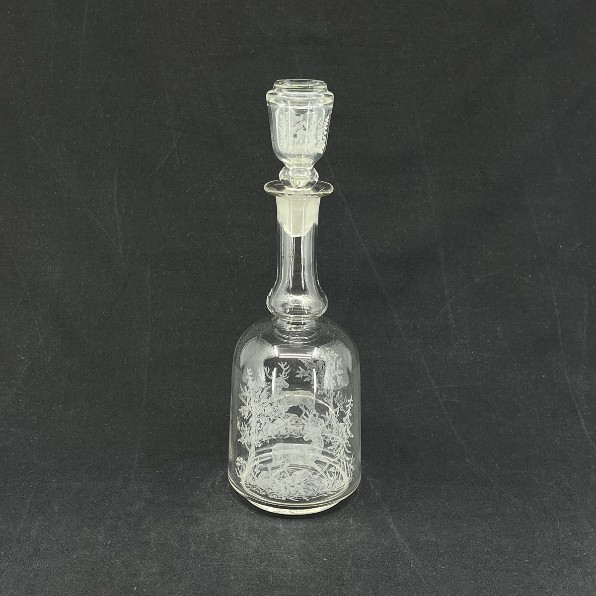 Carafe with deer from Kastrup Glasværk