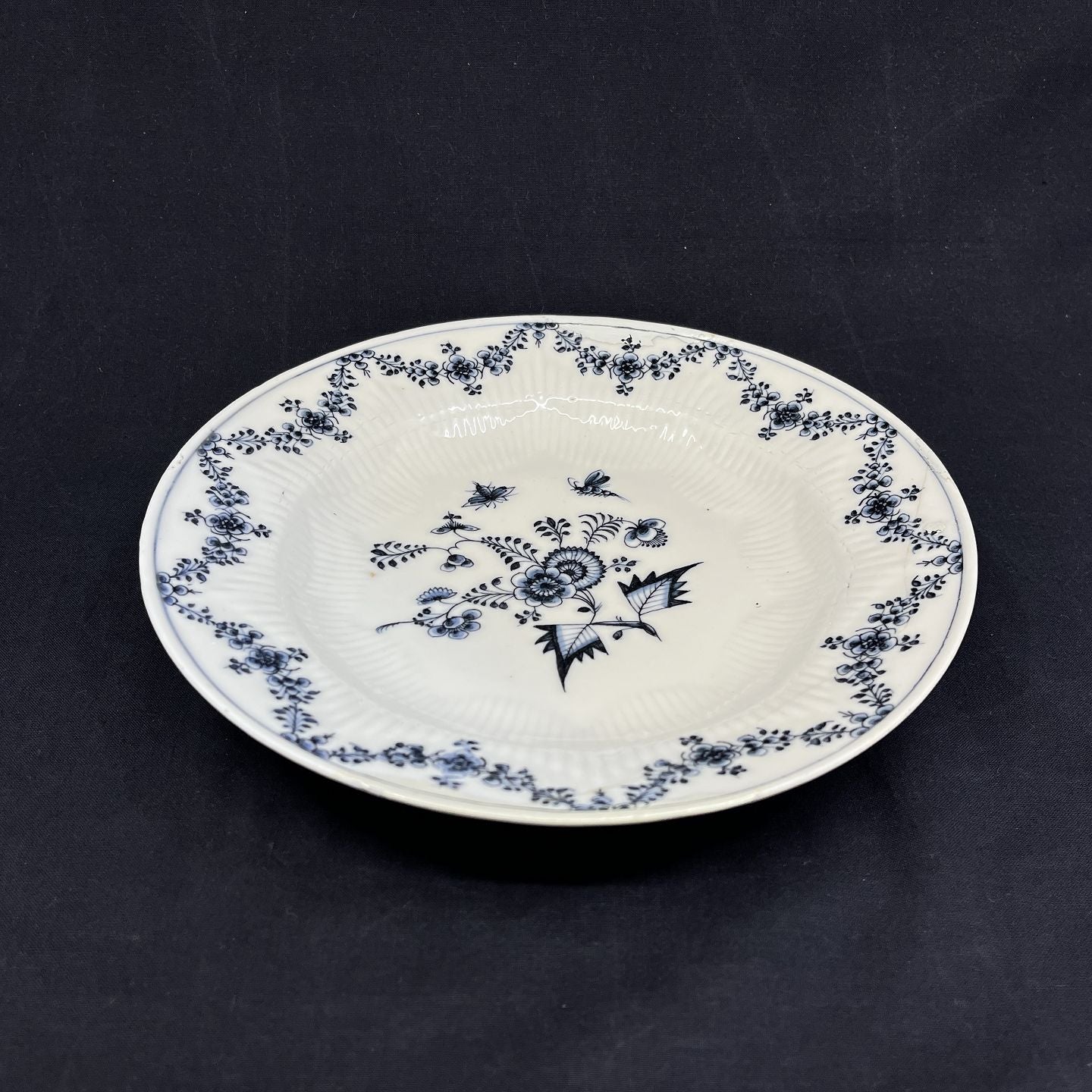 Stjerneriflet middagstallerken, 1781-1800