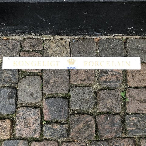 Narrow Royal Copenhagen sign