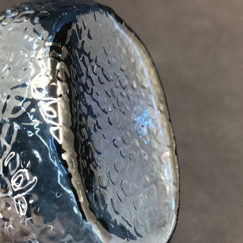 Midnatsblåt hyacintglas fra Fyens Glasværk