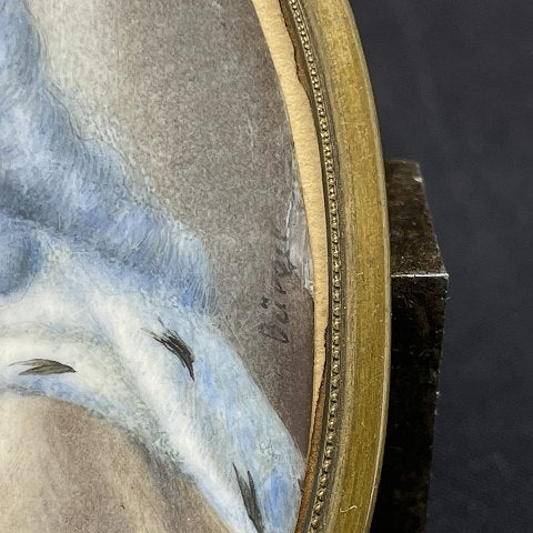 Stort miniatureportræt af Frederik d. 4 af Holsten-Gottorp