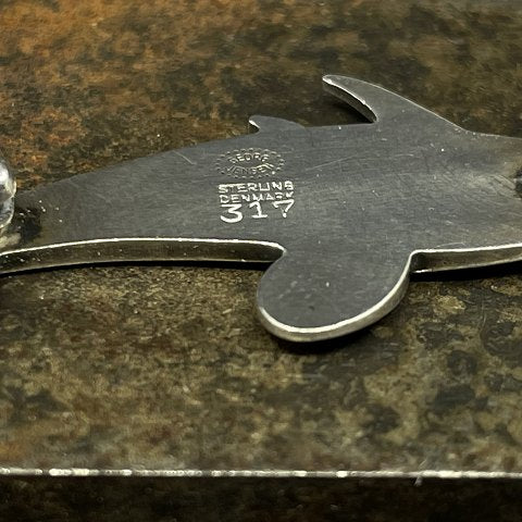Dolphin brooch from Georg Jensen