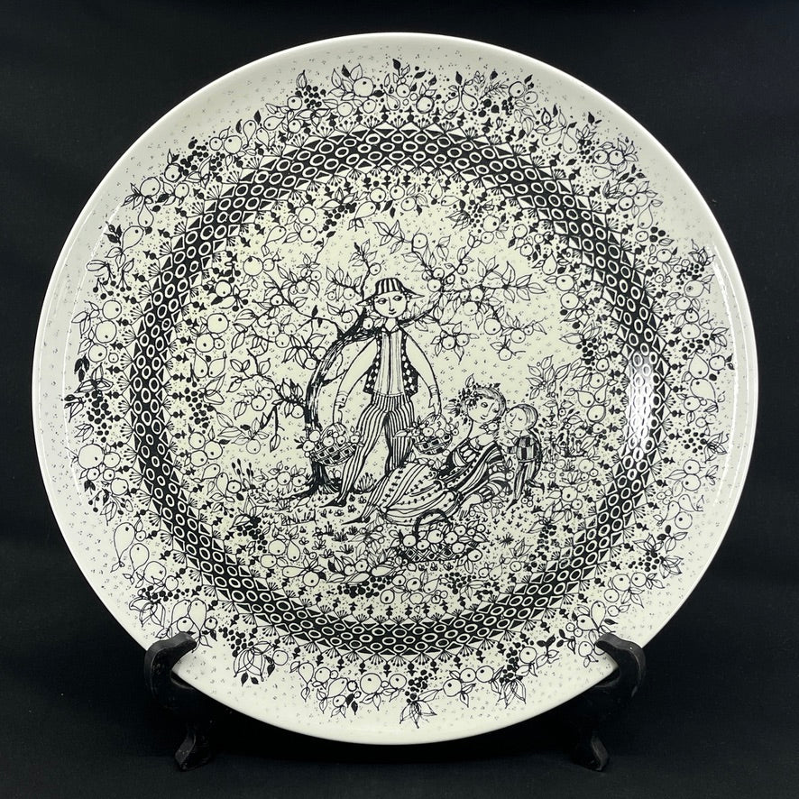 Extra large Wiinblad plate - Autum version