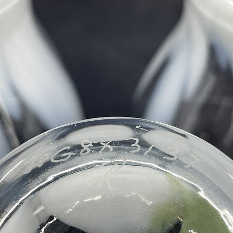 6 Vintergæk drikkeglas af Per Lütken