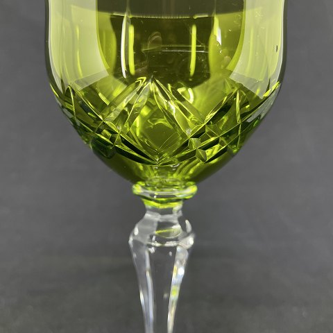 Frederik d. 8 grønt hvidvinsglas