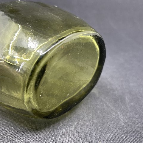 Moss green hyacinth glass