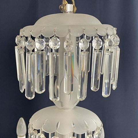 Art deco lysekrone