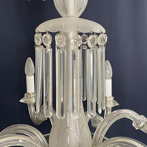 Art deco lysekrone