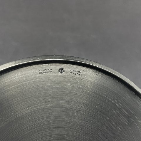 Black Kristian Vedel melamine lid, 14 cm.