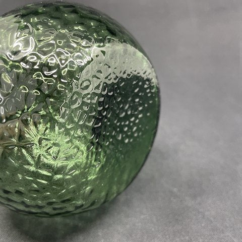 Mosgrønt hyacintglas fra Fyens Glasværk