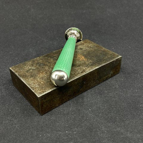 Signet in silver and enamel