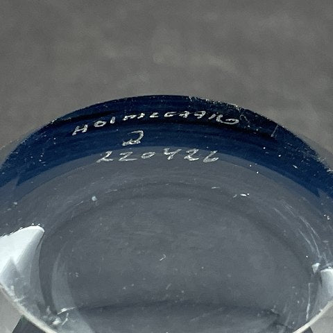 Akva skål fra Holmegaard Glasværk