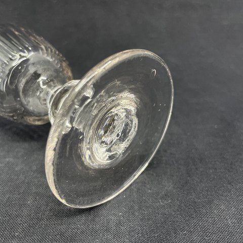 Blown Wellington wine glass from the 19th century