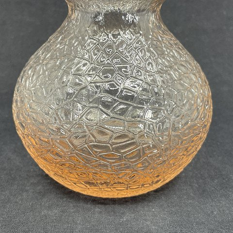 Salmon-colored hyacinth glass from Fyens Glasværk