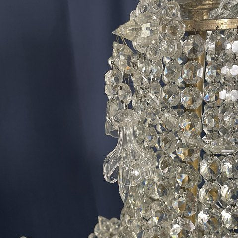 Unusually detailed prism chandelier