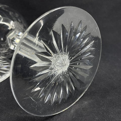 A pair of crystal goblets