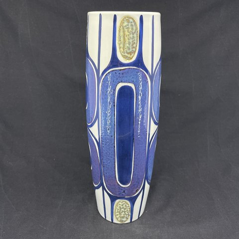 Stor oval tenera vase fra Royal Copenhagen, 29 cm.