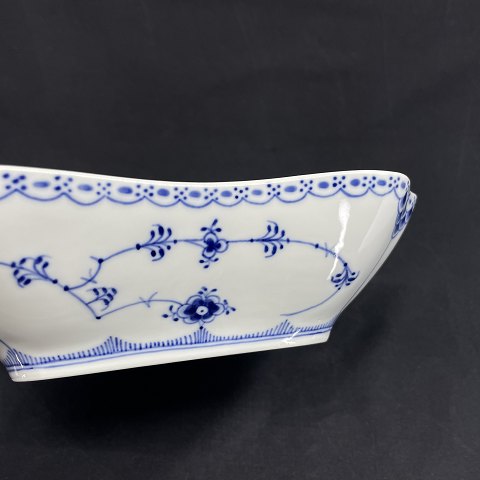 Musselmalet Halvblonde kantet skål