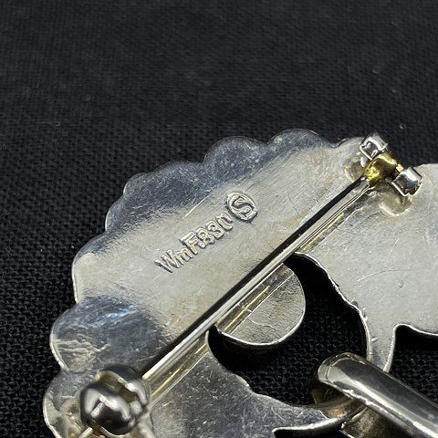 Skønvirke broche af William Fuglede