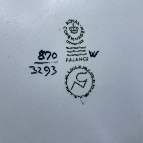Round Baca dish from Royal Copenhagen
